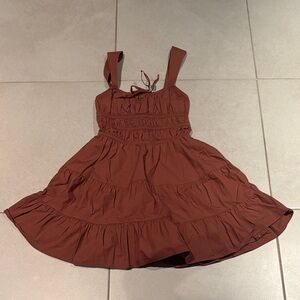 Sunday Best Brown Mini Dress